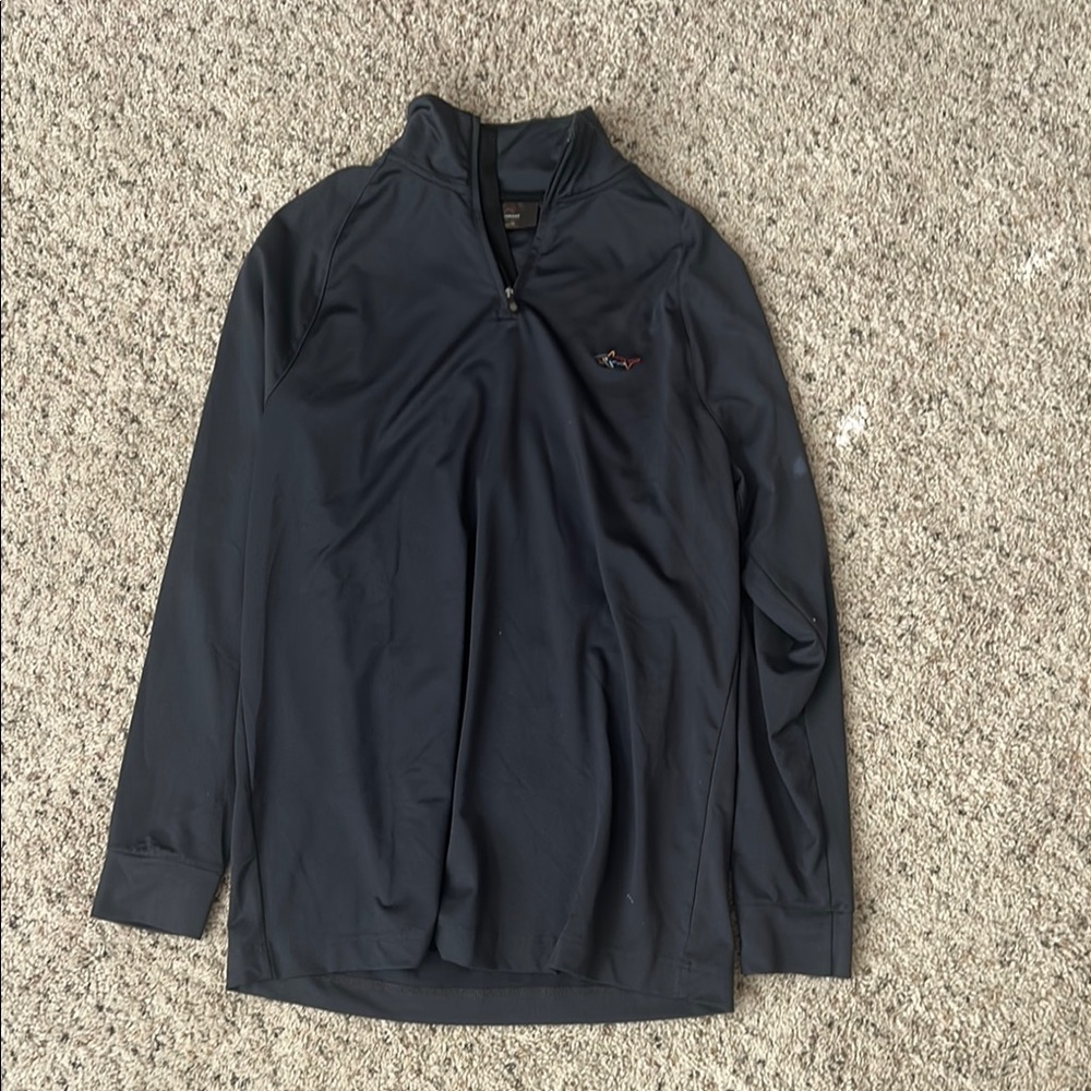 Greg Norman Collection Navy Quarter-Zip Jacket